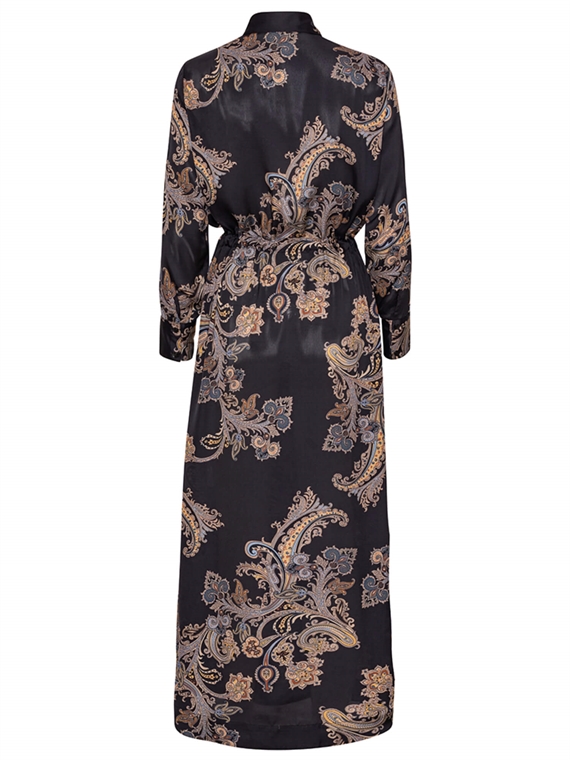 Karmamia Nakita Maxi Kjole, Pearson Paisley Blue 